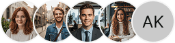 Multiple investor profile avatars on Pryvor Prime trading review block